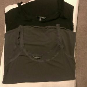 2 pack lace trim tank tops