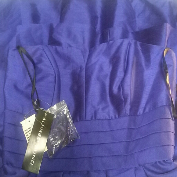 ππ6/4 Host Pick ππAlfred Sung blue layere dres - Picture 3 of 4