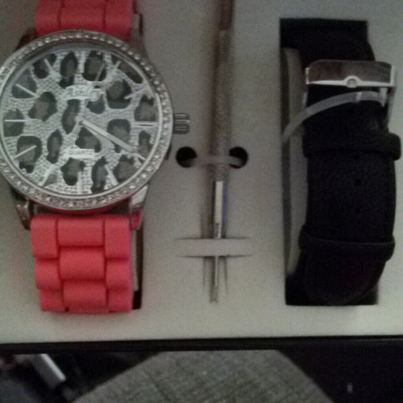 Leopard print watch