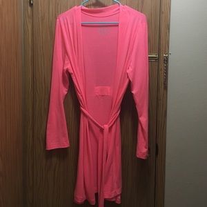 EUC! Pink cotton robe.