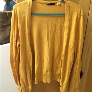 Urban Outfitters BDG Classic Cardigan in mustard