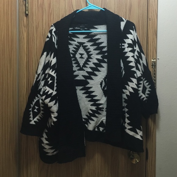 EUC! XXI Aztec cardigan