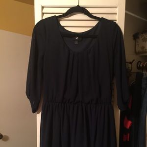 Iz Byer navy blue dress.