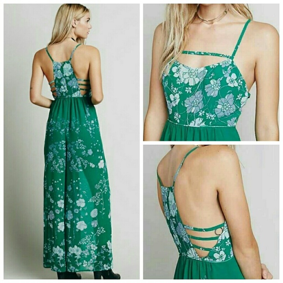 🔥Size 6🔥Free People Chiffon Print Jumpsuit - Picture 2 of 3