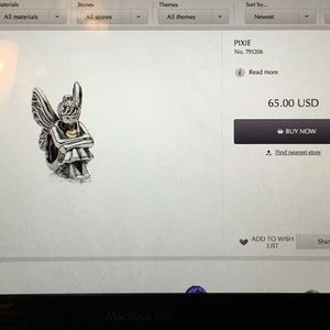 Pixie Pandora Charm