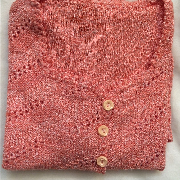 Vintage orange knit top