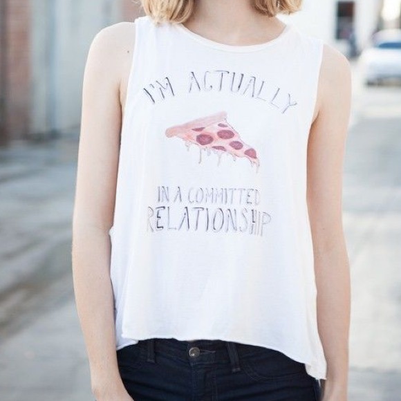 Brandy Melville Quote Muscle Tee