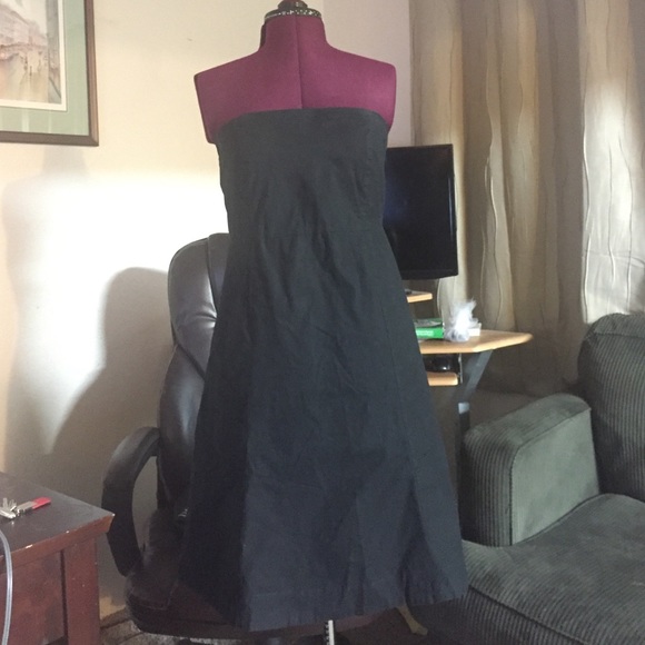 Size 14 Gap Midi Black Dress ( LBD )