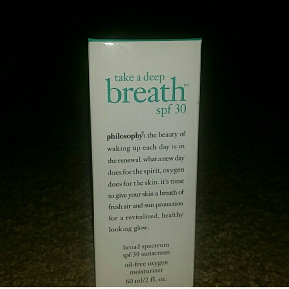 brand new philosophy take a deep breath moisturize