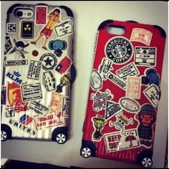 Pink iphone5/5s phone case DIY luggage - Picture 1 of 4