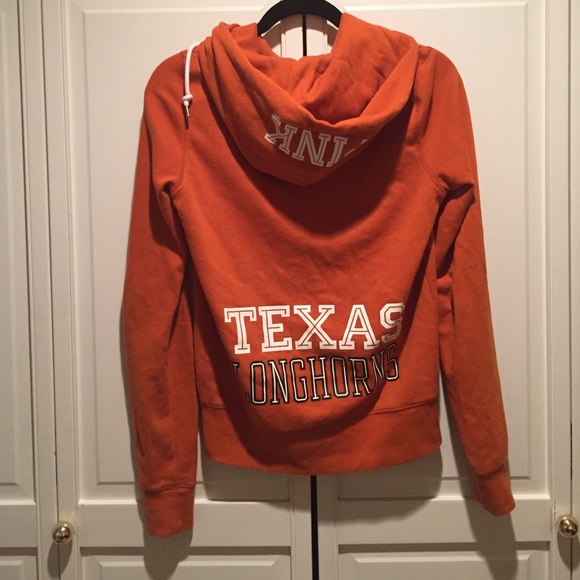 VS pink Texas Longhorns zip up