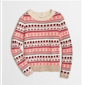 J. Crew Factory fair isle sweater