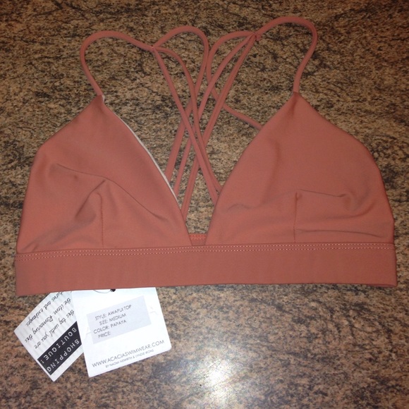 🚫SOLD🚫Acacia Papaya Awapui Top - Picture 2 of 2