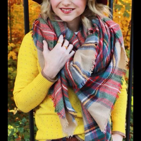 boutique Accessories - ✨NEW✨ Cozy Tartan Shawl Scarf