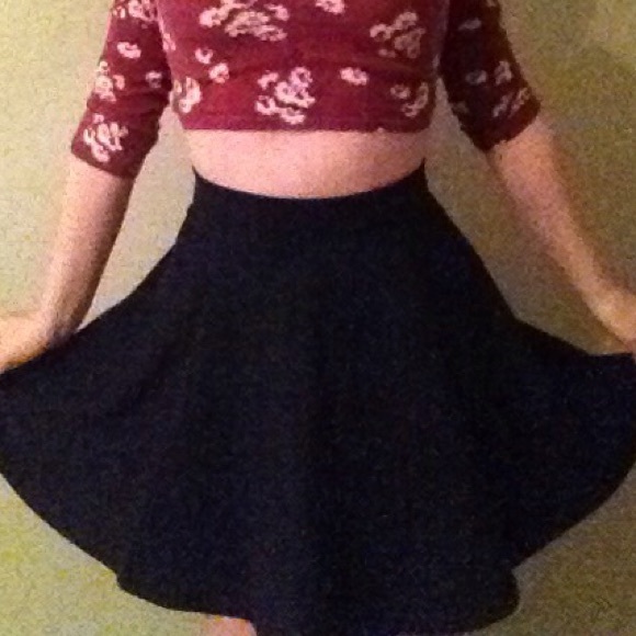 Black Circle Skirt 👽