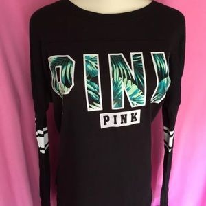 NWT VS PINK FERN OPEN BACK VARSITY