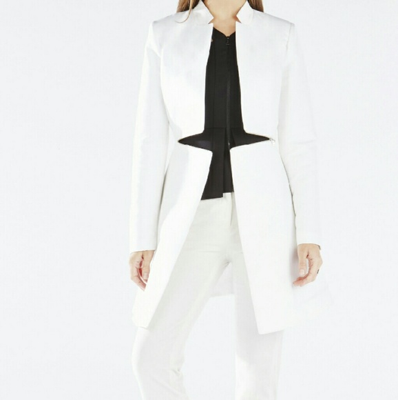 bcbg white jacket