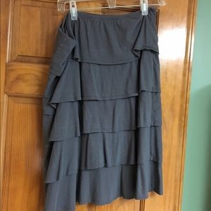 Garnet Hill ruffle skirt sz 12