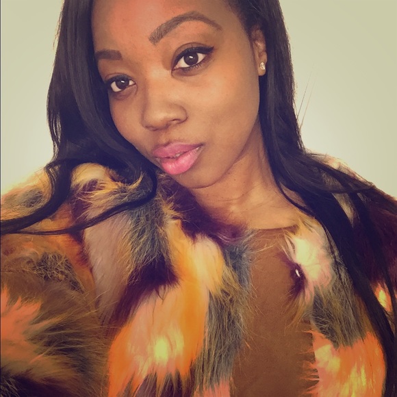 Unknown Jackets & Blazers - Faux multi color fur