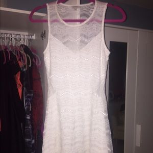 NWOT White lace Guess dress