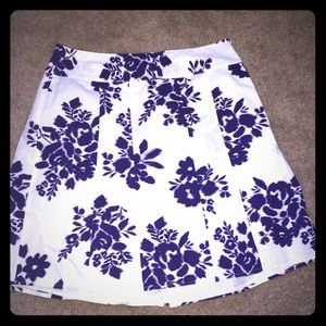 Ann Taylor Floral Print Skirt