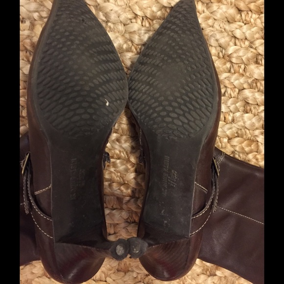 Anne Klein iflex Majester Brown Leather Tall Boot - Picture 4 of 4