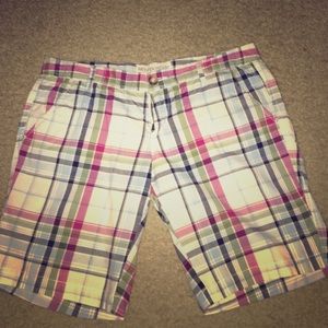 Plaid Bermudas