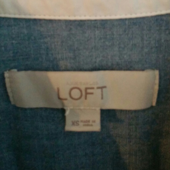 Loft denim shirt with deco on the collars - Picture 3 of 4