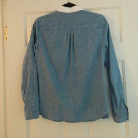 Loft denim shirt with deco on the collars - Picture 4 of 4