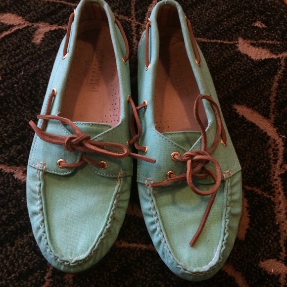 Sperry Shoes - J Crew Turquoise Sperry's