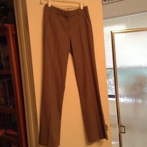 Theory straight pleated work pants