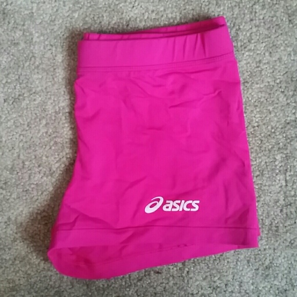 ASICS pink spandex shorts