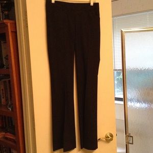 Theory black bootcut work pants