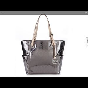 Michael Michael Kors Mirrored Metalliac Tote