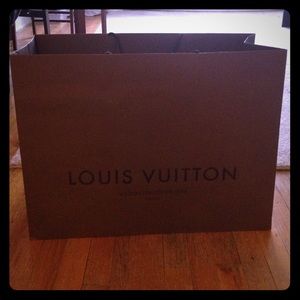 Louis Vuitton huge paper bag