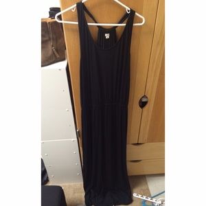 Gap black maxi dress