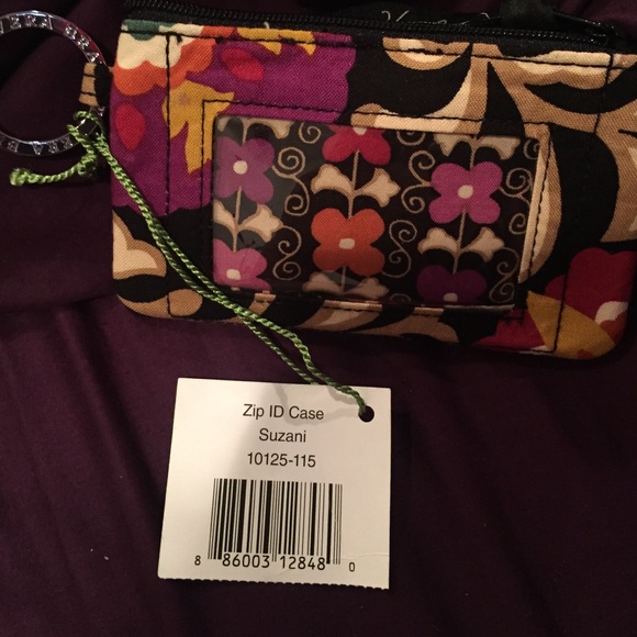 NWT Vera Bradley zip ID case in suzani - Picture 2 of 4