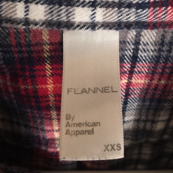 American Apparel Women's flannel - Picture 2 of 2