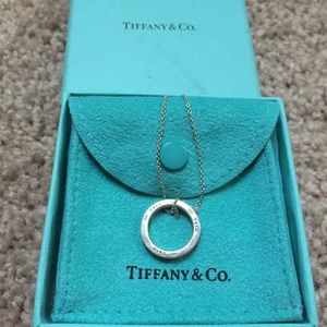 Tiffany Circle Pendant Necklace