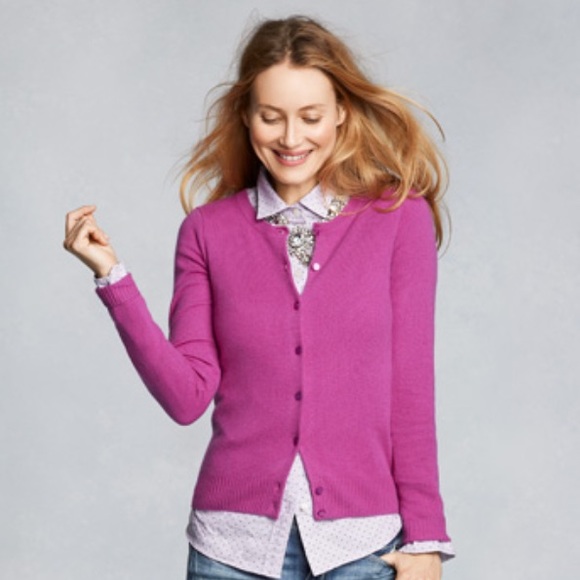 j crew cashmere cardigan sweater