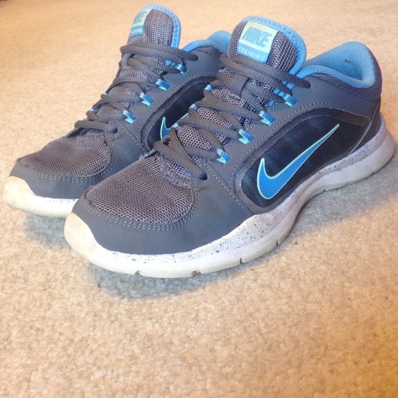 Blue Nike Flex Trainers