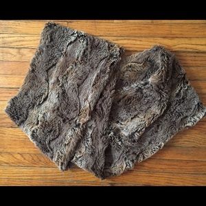 LOFT fur infinity scarf