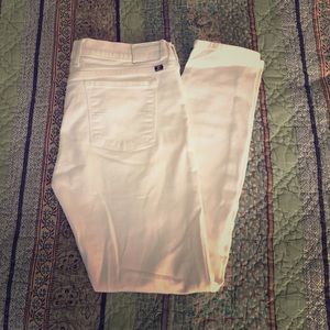 Lucky Brand White Charlie Skinny Jeans