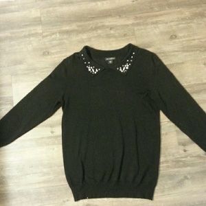 Long sleeve black sweater