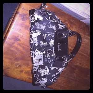 Authentic coach Ashely signature satchel