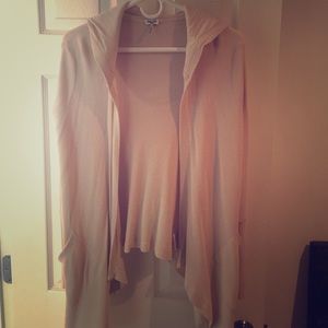 Splendid long John material cream beige sweater