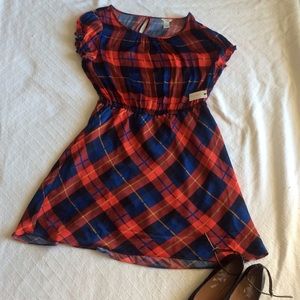 NWT Forever 21 plaid mini dress