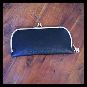 Black and gold clutch