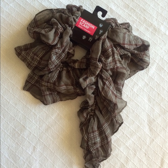 Plaid fashion scarf