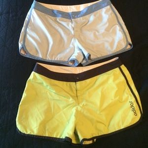 Lot of two reversible Adidas athletic shorts